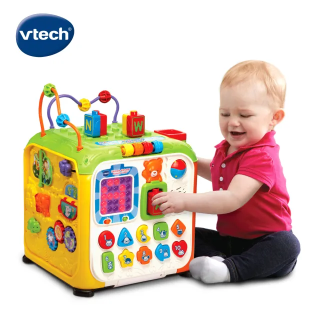 【Vtech】5合1多功能字母感應積木寶盒(超高CP值互動玩具)