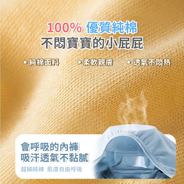 【TBCC】一次性兒童純棉內褲-10件組(滅菌獨立包裝/棉質免洗內褲/旅行拋棄式內褲/超大彈力內褲)