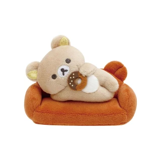 【San-X】拉拉熊 懶懶熊 HOME CAFE系列 迷你娃娃&沙發組 早晨咖啡時光 拉拉熊