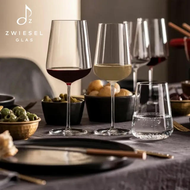 【ZWIESEL GLAS】ZWIESEL GLAS Vervino 類手工波爾多紅酒杯742ml 二入組(紅酒杯/白酒杯/品酒杯)