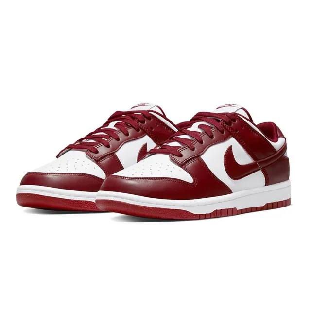 【NIKE 耐吉】Nike Dunk Low Team Red 酒紅 DD1391-601(男鞋 休閒鞋)