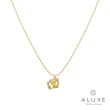 【ALUXE 亞立詩】10K金 黃寶石 鑽石項鍊 Winne維尼 迪士尼 小熊維尼系列 NNDW002
