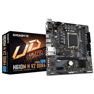 【GIGABYTE 技嘉】組合套餐(技嘉 H610M H V2 DDR4+美光DDR4 3200/16G+美光BX500-1TB SSD)