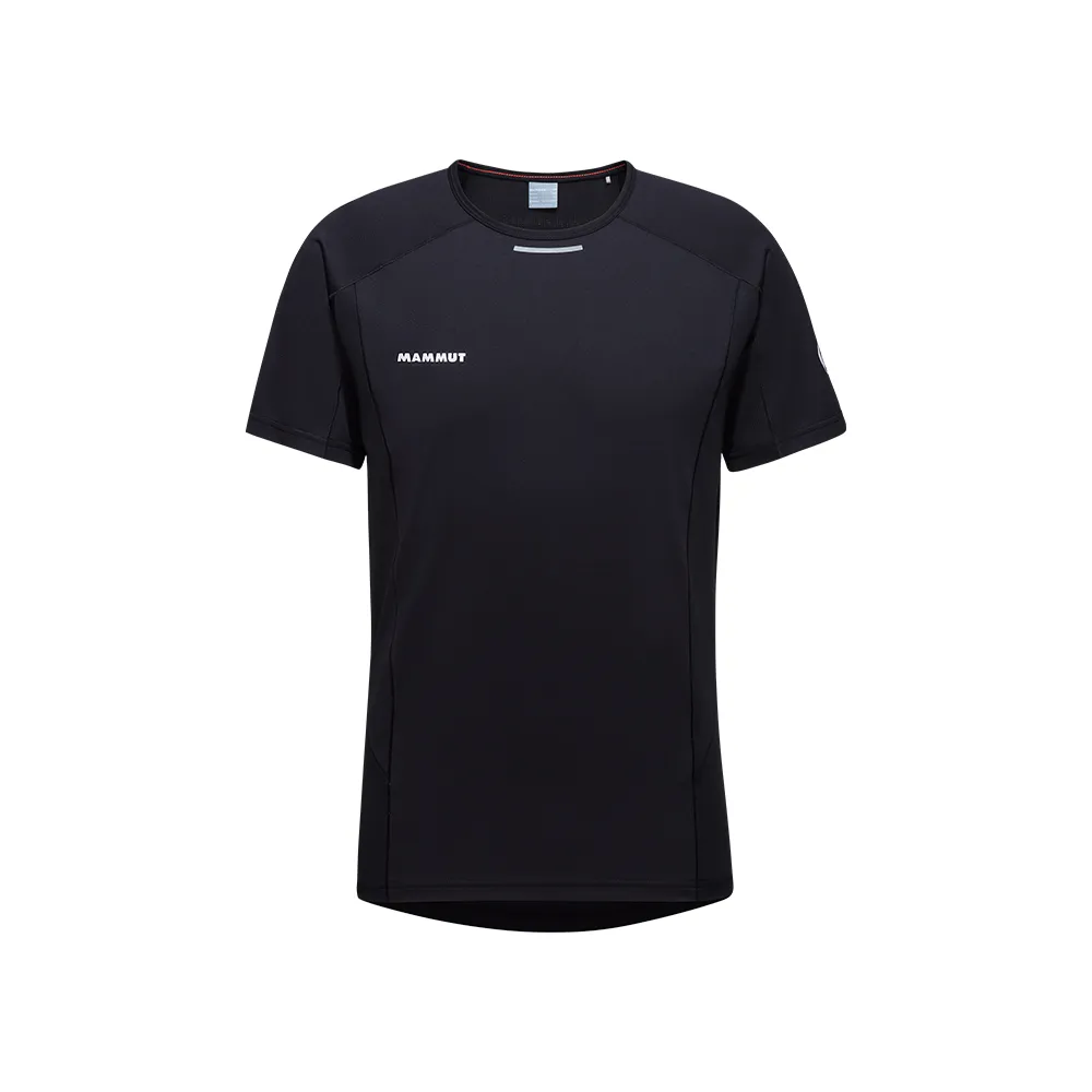 【Mammut 長毛象】Aenergy FL T-Shirt AF Men 抗菌短袖排汗衣 黑色 男款 #1017-04980