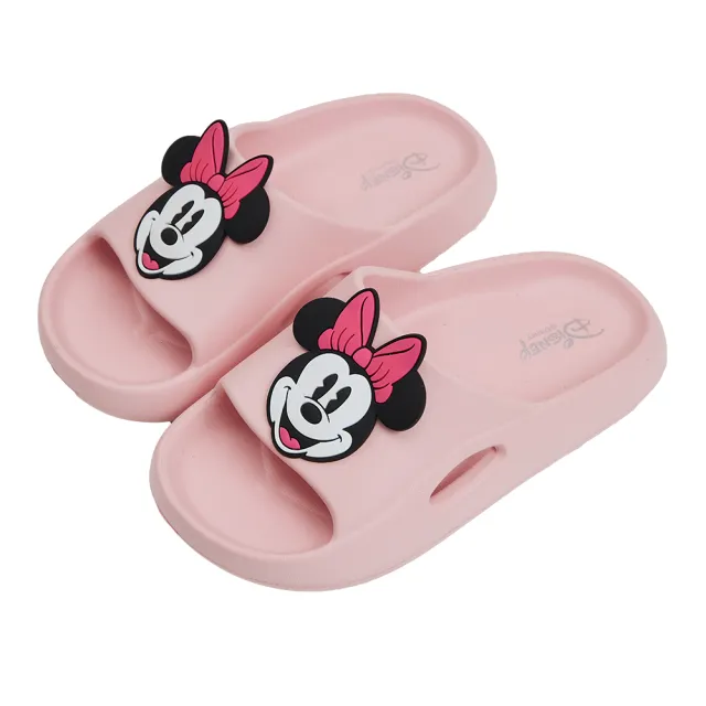 【Disney 迪士尼】迪士尼親子鞋 米奇 米妮 麥坤 奇蒂 立體大臉造型防水拖鞋(MIT台灣在地工廠製造)