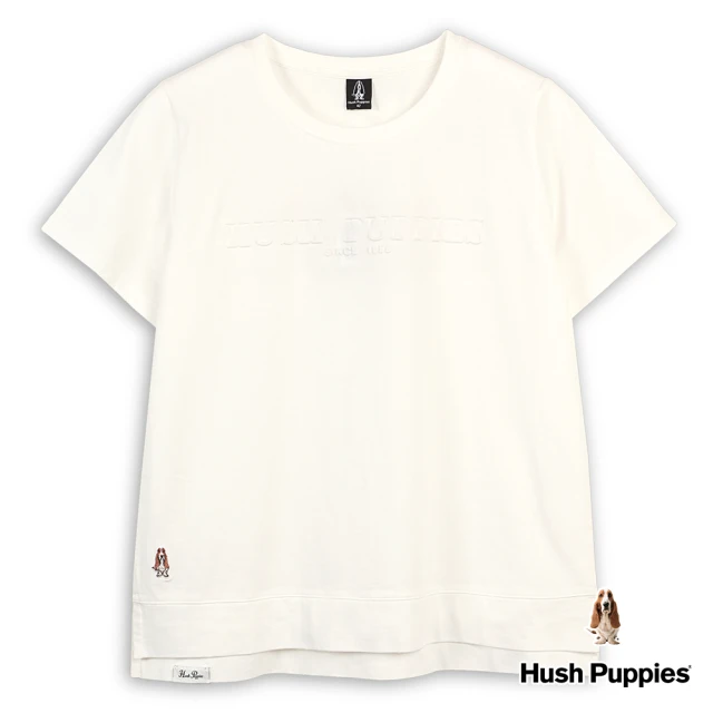 Hush Puppies 女裝 線衫 雙色條紋羅紋落肩線衫(