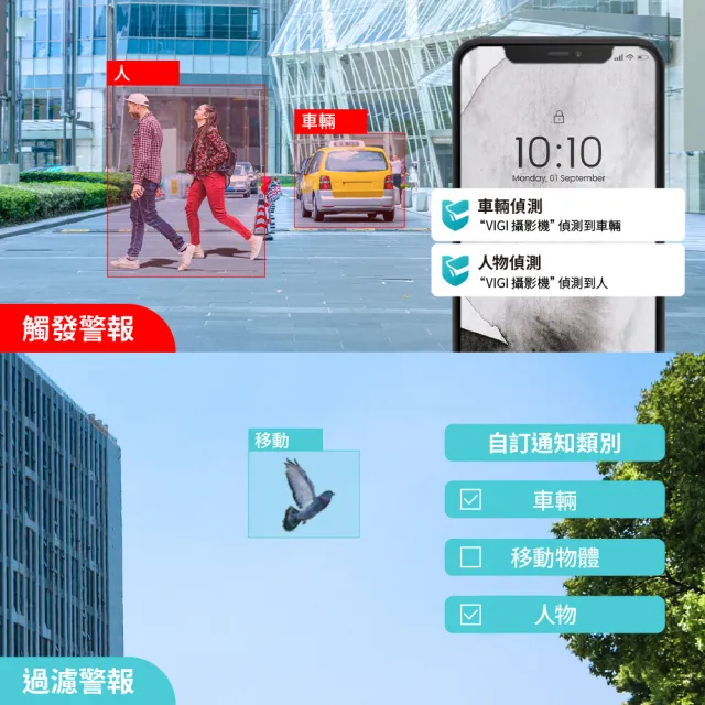 【TP-Link】VIGI C355 5MP戶外防水全彩夜視槍型監視器 遠端監控網路攝影機(智慧偵測/定焦鏡頭/IP67)