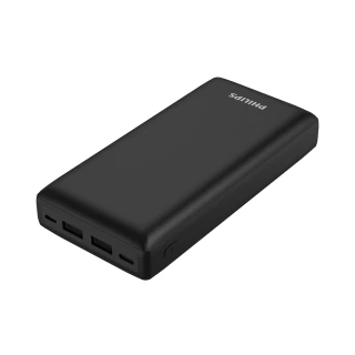 【Philips 飛利浦】DLP7721C PD 20000mAh 18W雙向快充 3孔輸出 行動電源(智慧節能)