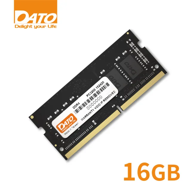 【DATO 達多】DDR4 3200 16GB 筆記型記憶體(DT16G4DSDND32)