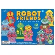 【美國 eeBoo 桌遊】Robot Friends Matching Game(幼兒童男童女童學齡前形狀配對遊戲 機器人款)