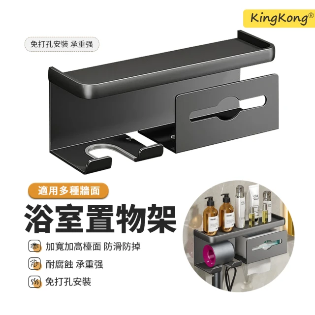 Arlink 免手持吹風機架(免手持吹風機架/壁掛式吹風機架