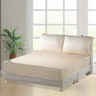 【睡夢精靈】秘密花園舒柔型乳膠三線獨立筒床墊(雙人加大6尺)