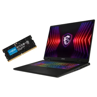 升32G組★【MSI】17吋 i7 RTX4070電競筆電(Sword 17 HX/i7-14700HX/16G/1TB SSD/W11/B14VGKG-025TW)