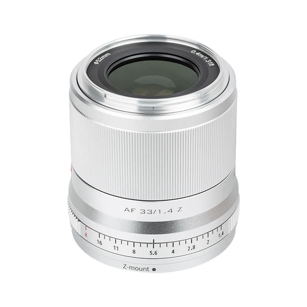 【VILTROX】Z 33mm F1.4 for NZ Z-Mount APS-C 銀色 公司貨(大光圈 標準鏡 ZFC Z50)