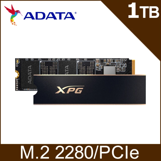 ADATA 威剛ADATA 威剛 XPG GAMMIX S60 Pro 1TB PCIe 4.0 [黑] 固態硬碟/五年保(台灣製)