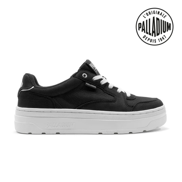 Palladium PALLASPHALT LO LTH低筒皮革潮流球鞋/厚底鞋/休閒鞋-女鞋-黑(99135-008)