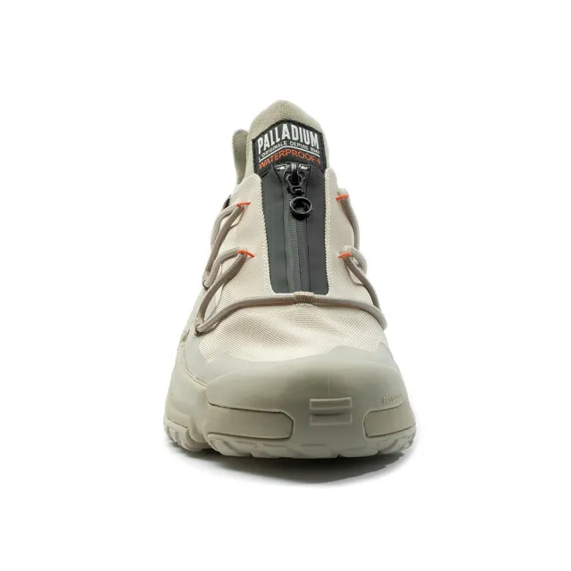 【Palladium】OFF-GRID LO ZIP WP+輪胎橘標拉鍊低筒防水靴/休閒鞋-男鞋/女鞋-奶茶(79112-215)