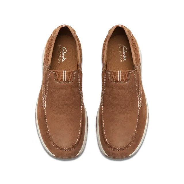 【Clarks】男鞋 Sailview Step  縫線工藝設計套入便鞋(CLM76975C)