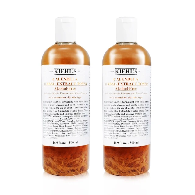 Kiehl’s 契爾氏 金盞花植物精華化妝水 1公升組(500mlx2)(國際航空版)