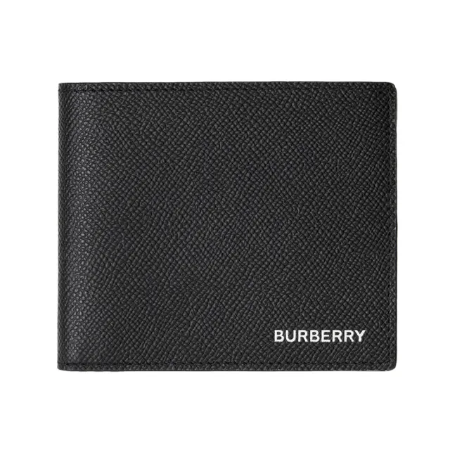 【BURBERRY 巴寶莉】經典格紋皮革對開錢包/短夾(款式任選)