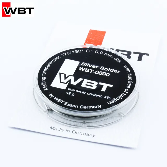 【湯德昌電子】WBT WBT-0800 含銀（4%）焊錫(德國原裝進口)