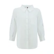 【ILEY 伊蕾】時髦落肩七分袖襯衫(白色；M-XL；1241161507)