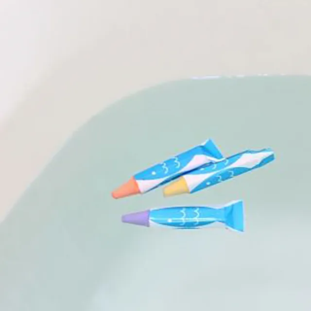 【Kitpas】日本製環保無毒浴室可水洗蠟筆3色(水洗蠟筆、浴室蠟筆、兒童蠟筆)