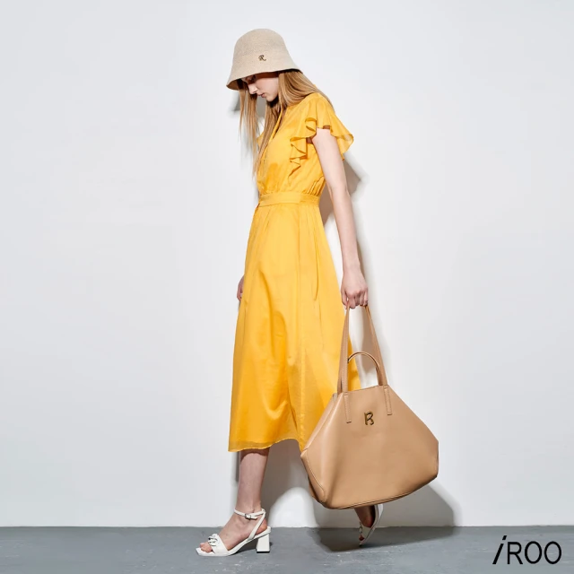 【iROO】荷葉洋裝