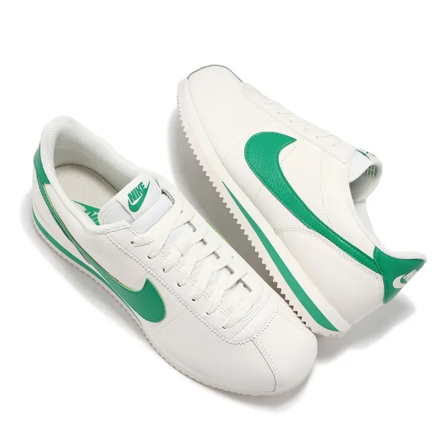 【NIKE 耐吉】阿甘鞋 Cortez 米白 草綠 男鞋 復古 休閒鞋(DM4044-104)