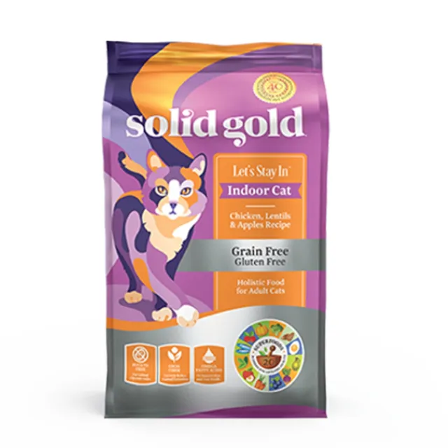 【Solid gold 素力高】超級貓糧 6lbs/2.72kg(貓飼料、貓乾糧)