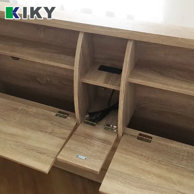【KIKY】甄嬛收納附插座床頭箱(單人加大3.5尺)