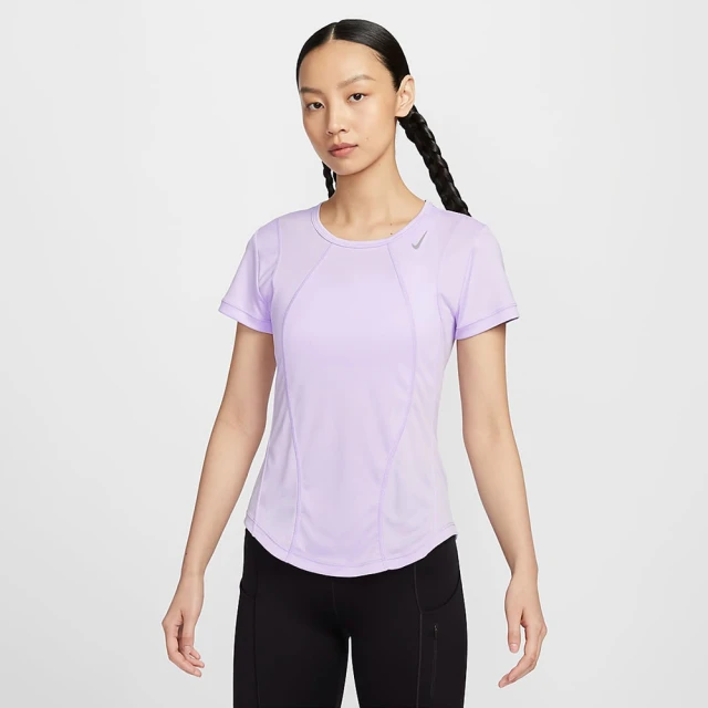 NIKE 耐吉 上衣 女款 短袖上衣 運動 AS W NK FAST DF SS TOP 紫 FN2519-512