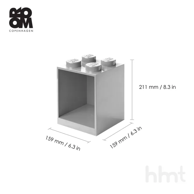 【Room Copenhagen】Lego Storage Brick樂高大型積木收納箱桌上抽屜4凸(樂高桌上收納盒4凸)