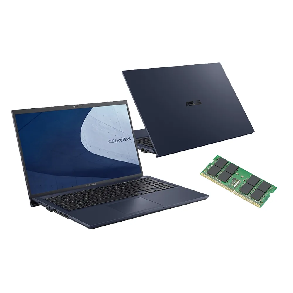 【ASUS】升級24G組★15.6吋i7商用筆電(B1508CBA/i7-1255U/8G/512GB SSD/W11 Pro)