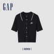 【GAP】女裝 Logo翻領短袖針織衫-多色可選(873677)