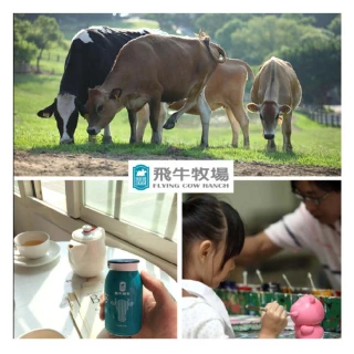 【苗栗飛牛牧場】輕旅行一日遊★單人門票+乳製品1杯+彩繪DIY