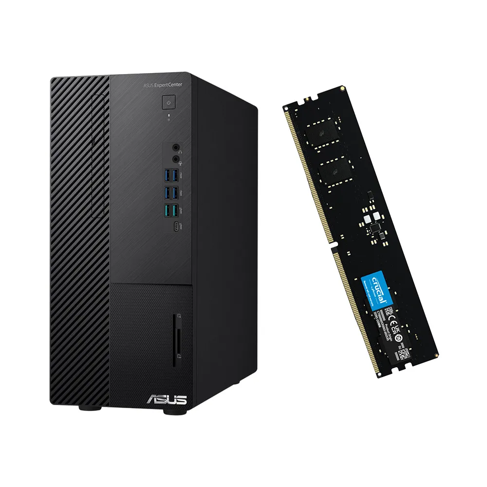 【ASUS 華碩】+8G記憶體組★i5 六核電腦(i5-12500/8G/1TB SSD/W11/H-D900MD-512500038W)