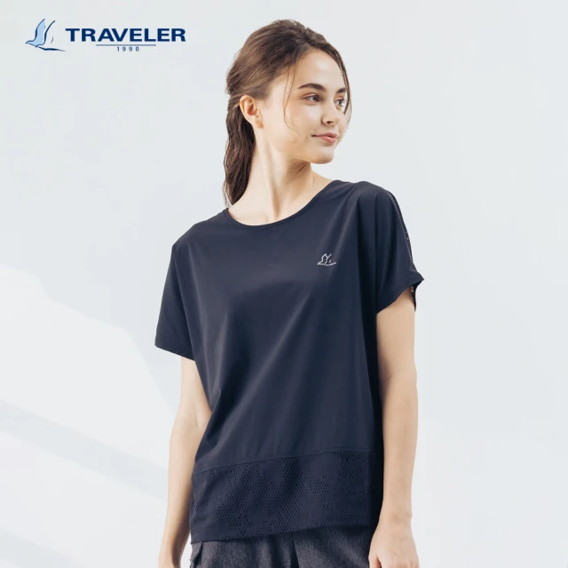 TRAVELER 旅行者 24SS女款涼感彈性吸排上衣_241TR722(涼感/吸濕排汗)