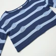 【OUWEY 歐薇】波點勾花針織上衣(藍色；S-L；3241195004)