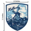 【A-ONE 匯旺】荷蘭 阿姆斯特丹白板磁鐵+風車徽章2件組彩色磁鐵 冰箱磁鐵 白板磁鐵 辦公磁鐵(C93+88)