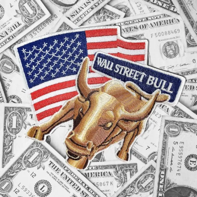 【A-ONE 匯旺】紐約華爾街銅牛Wall Street Bull冰箱磁鐵+華爾街銅牛布標2件組特色地標 3D立體(C5+154)