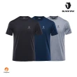 【BLACK YAK】YAK短袖上衣三件組[黑/藍/灰]BYDB1NC507(韓國 T恤 運動 休閒 春夏 中性款)