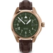 【AVIATOR 飛行員】AIRACOBRA P43 TYPE A 飛行風格 腕錶 手錶 男錶 綠色(V.1.38.2.319.4)