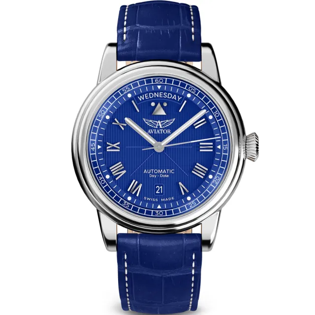 【AVIATOR 飛行員】DOUGLAS DAY-DATE 41 飛行員 機械腕錶 男錶 手錶(V.3.35.0.276.4)