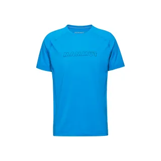 【Mammut 長毛象】Selun FL T-Shirt AF Men Logo 機能防曬短袖T恤 冰川藍 男款 #1017-06070