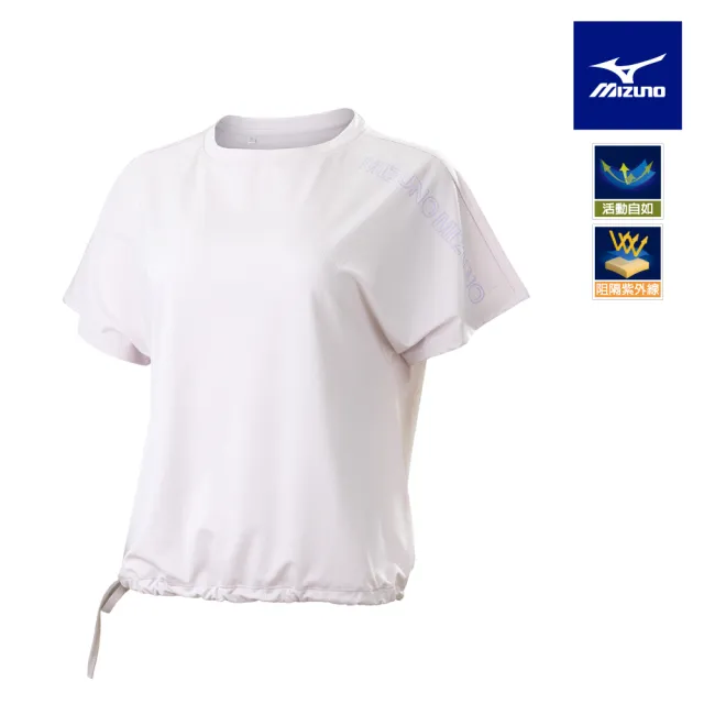 【MIZUNO 美津濃】女瑜珈短袖T恤 K2TAB203XX（任選一件）(T恤)