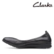 【Clarks】女鞋Jenette Ease抓皺鞋口易彎折設計平底鞋(CLF69484C)