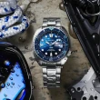【SEIKO 精工】PROSPEX潛水系列機械錶 PADI認證藍色海龜45㎜款 SK004(SRPK01K1/4R36-06Z0F)