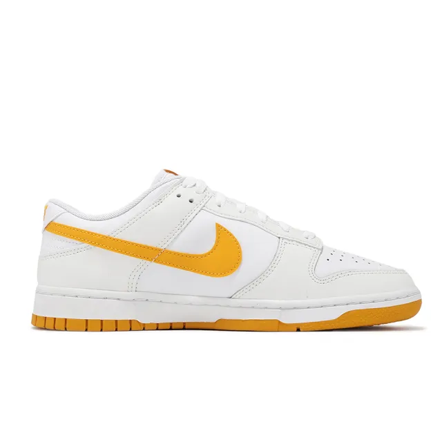 【NIKE 耐吉】休閒鞋 Dunk Low Retro 男鞋 女鞋 白 柳丁黃 低筒(DV0831-110)