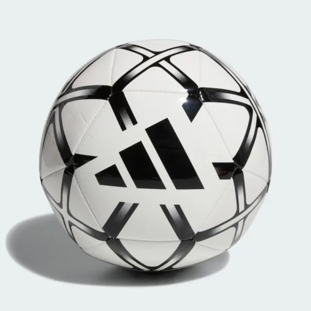 【adidas 愛迪達】Starlancer CLB 足球 運動 訓練 比賽 亮面 機縫 白黑(IP1648)